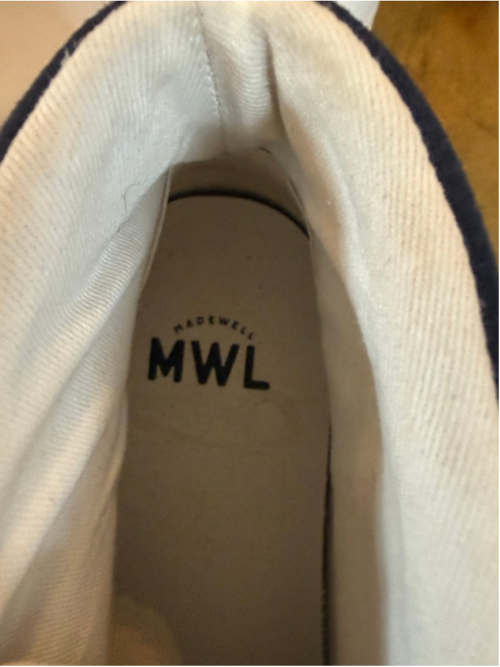 Madewell Sidewalk High-Top Sneakers in Leather, 9.5 - Picture 8 of 8